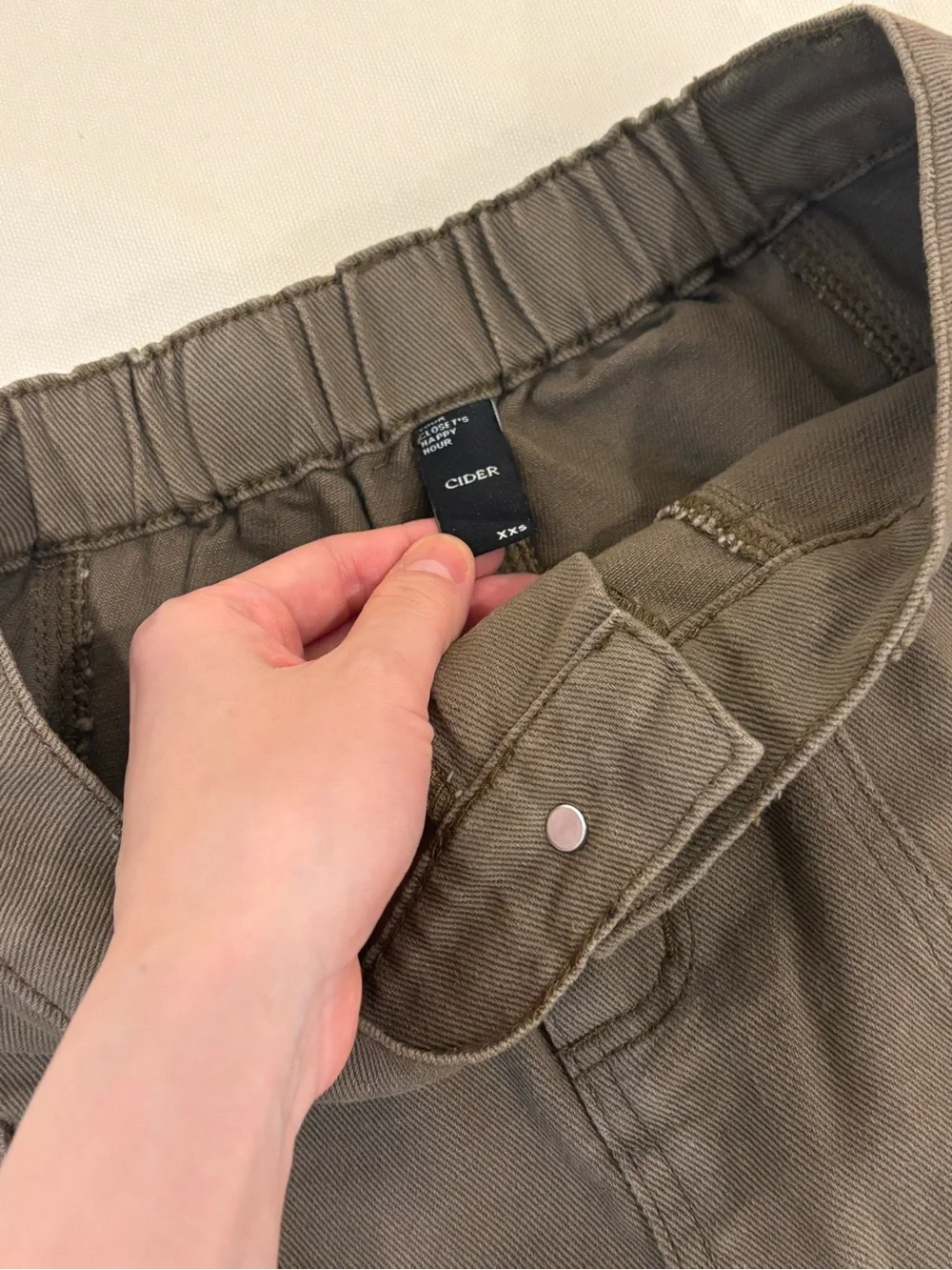 Cider Mini Cargo Skirt